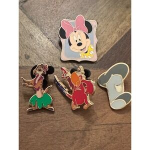 Various Disney Pins Steamboat Willie Hat Peeking Minnie‎ Iago Aladdin Timon Lion
